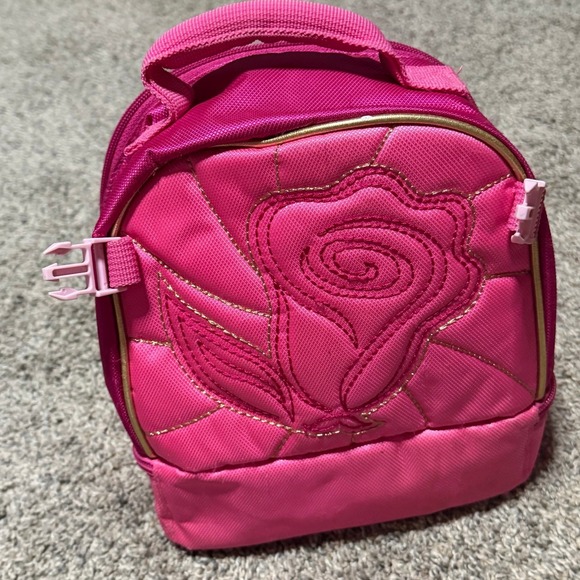 Vintage 90s Disney Princess Aurora Lunchbox Pink Sleeping Beauty Kids - Picture 3 of 6